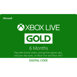 Microsoft Xbox Live Gold Card 6 Months