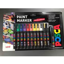 12 Posca Paint Markers, Assorted