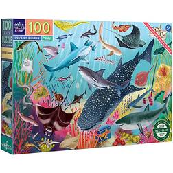 Eeboo Love of Sharks 100 Pieces