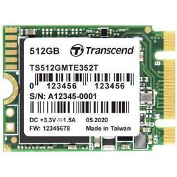 Transcend 512GB MTE352T M.2 PCIe NVMe Gen3x2 2230 Internal SSD