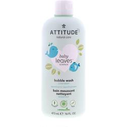 Attitude Baby Leaves Bubble Wash Good Night Almond Milk 16 fl oz