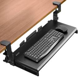 Vivo Black Clamp-on Mouse Desk Slider Tray
