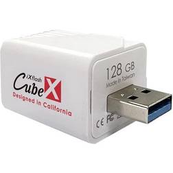 Piodata Ixflash cube 512gb iphone ipad auto backup photo storage memory drive mfi usb-a