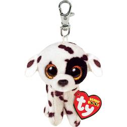 TY Luther Dog Beanie Boo Key Clip