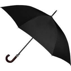 Totes Eco Premium Crook Walker Umbrella Black