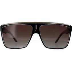 Carrera Sunglasses 22 2M2/LA Black Gold Brown Polarized