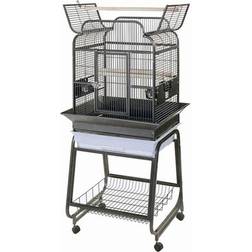 Strong Parrot Cage Villa Large Metal Bird Aviary Gaia Silverstone
