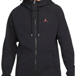 Nike Jordan Essentials Warm-Up Jacket - Black/Gym Red