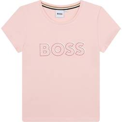 HUGO BOSS Kids Pink t-shirt for girls