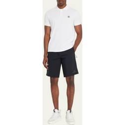 Moncler Black Perforated Shorts 999 BLACK IT