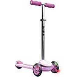 Razor Rollie, 3-Rad-Roller für jüngere Kinder, Sitz- und Stehfahroptionen, leuchtende Räder, Pink