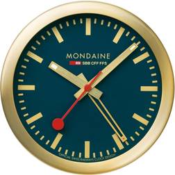 Mondaine Gold-Tone Case Deep Ocean Blue A997.MCAL.46SBG Wall Clock
