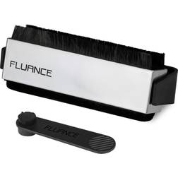 Fluance Vinyl Record & Stylus Cleaning Kit with 2-in-1 Anti-static Carbon Fiber & Soft Velvet LP Brush and Stylus Brush VB52