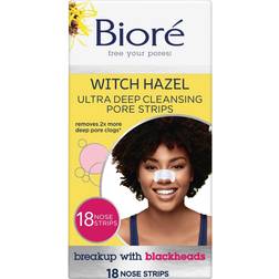 Bioré Witch Hazel Ultra Deep Cleansing Blackhead Remover Pore Strips