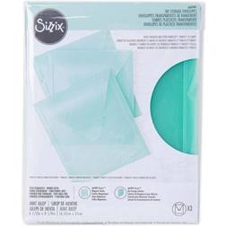 Sizzix plastic envelopes 3/pkg-6.875"x5" mint julep -664901