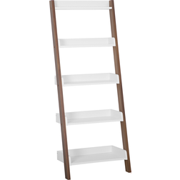 Beliani Ladder Dark Book Shelf