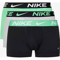 Nike Dri-Fit Essentials MICR Trunk Boxer Shorts 3-pack - Electric Algae/Wolf Grey/Black