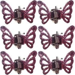 Accessories 6Pc Mini Butterfly Hair Clips