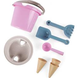 Dantoy Bucket set w. Ice cream cones Pink 4801