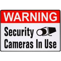 Hillman Warning Security Cameras In Use