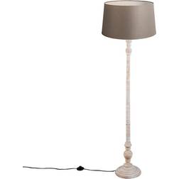 QAZQA 45cm Taupe Floor Lamp