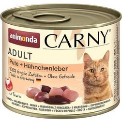 Animonda Carny Adult Pute + Hühnchenleber 6x200g