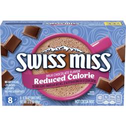 Swiss milk chocolate flavor reduced calorie hot cocoa mix