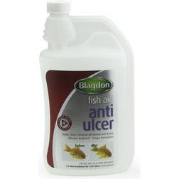 Blagdon pond anti ulcer fish aid,bacterial gill disease koi carp 1000ml