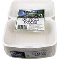 Caterpack Biodegradable Super Rigid Food Boxes 50 RY03860/B004