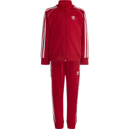 adidas Kid's Adicolor SST Track Suit - Better Scarlet (IC9178)