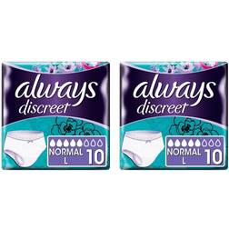 Always discreet incontinence pants normal large