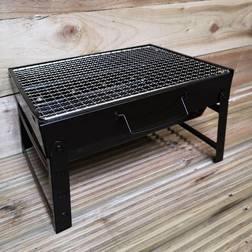 Samuel Alexander Portable Folding Tabletop Charcoal BBQ Grill Black