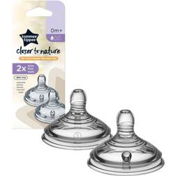Tommee Tippee teat slow flow closer to nature, 2 pcs