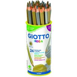Giotto Buntstifte Mega Silberfarben Golden 24 Stücke