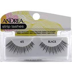 Andrea Lashes Strip Style 45 Black 6 Pack