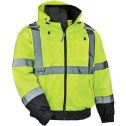 Ergodyne GloWear 8379 High Visibility Long Sleeve Jacket, ANSI Class R3, Lime, 24479 Lime
