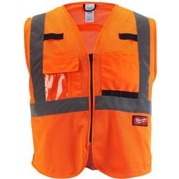 Milwaukee Class High Visibility Orange Mesh Safety Vest