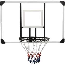 vidaXL Basketball Backboard Transparent 106x69x3cm
