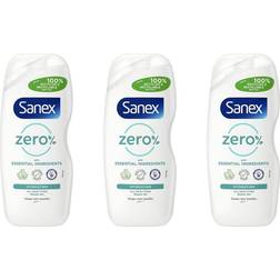 Sanex Zero % Nourishing Shower Gel Dry Skin 225ml 3-pack