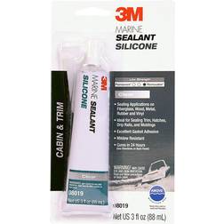 3M 08019 Clear Marine Grade Silicone Sealant