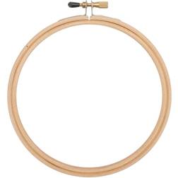 Frank A. Edmunds Wood Embroidery Hoop W/Round Edges 5 -Natural