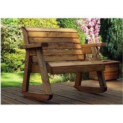 Charles Taylor Little Fella's Bench Rocker, Wooden Garden Furniture - W93 Fully Assembled