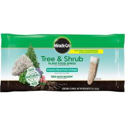 Miracle Gro Tree & Shrub Plant Food Spikes, 12 Spikes/Pack