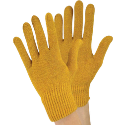 Sock Snob Knitted Magic Thermal Wool Gloves - Mustard