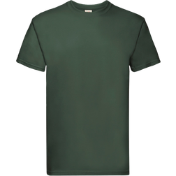 Fruit of the Loom Men's Super Premium Short Sleeve Crew Neck T-shirt - Bottle Green