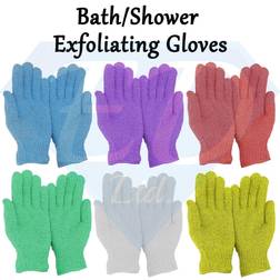 Athena exfoliating gloves skin body bath shower loofah scrub massage spa