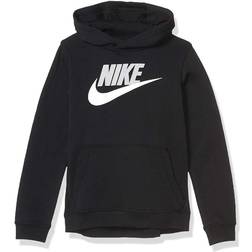 Nike Big Kid's Sportswear Club Fleece - Black/White