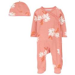 Carter's Baby Floral Sleep & Play Pajamas and Cap Set 2-piece - Pink