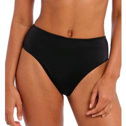Freya Jewel Cove High-Waist Bikini Bottom Black Solid