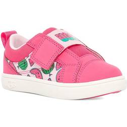 UGG Toddlers' Rennon Low Watermelon Stuffie Leather/Textile Sneakers in Watermelon